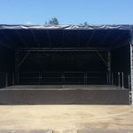 Pultdachbühne 8m x 6m
