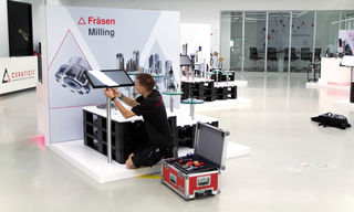Aufbau Messe