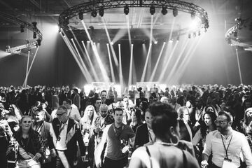 Live Band schwarz weiss