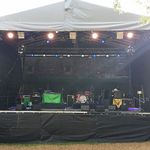 Satteldachbühne 8m x 6m mit Baubuch