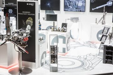 Messestand Technologie-Entwicklungen